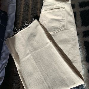 VERONICA BEARD TAYLOR RELAXED WIDE LEG HIGH RISE JEANS. Sz. 31